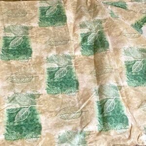 🌱🍃🌾 LEAF Motif Shower Curtain NWOT